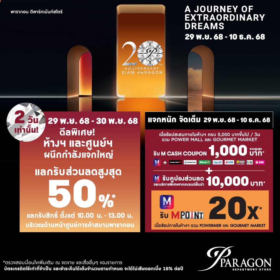 20th Anniversary Siam Paragon