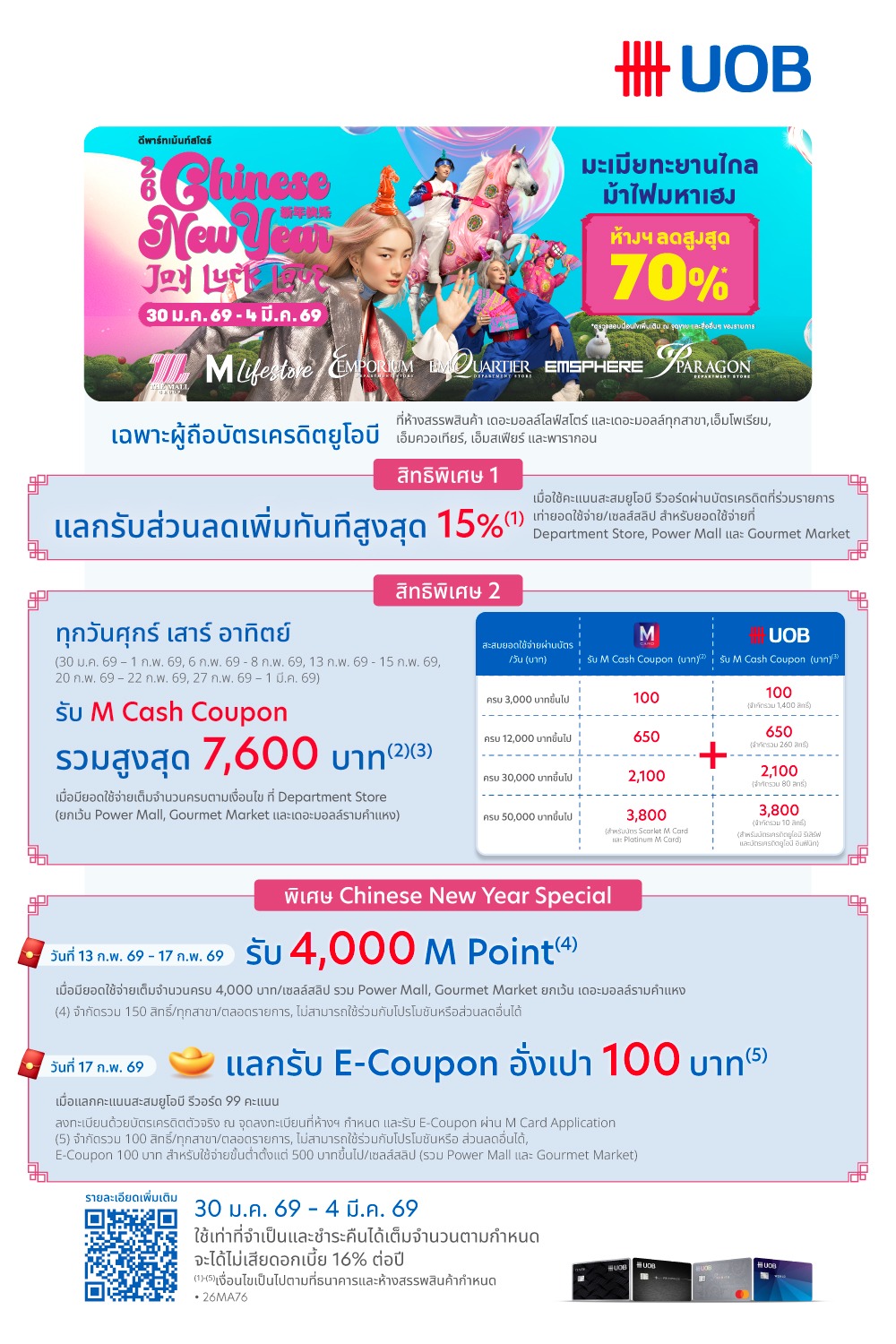 UOB Chinese New Year JOY LUCK LOVE