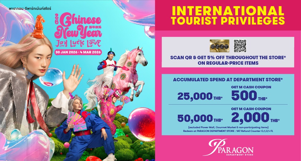 Tourist JOY LUCK LOVE Chinese New year 2026