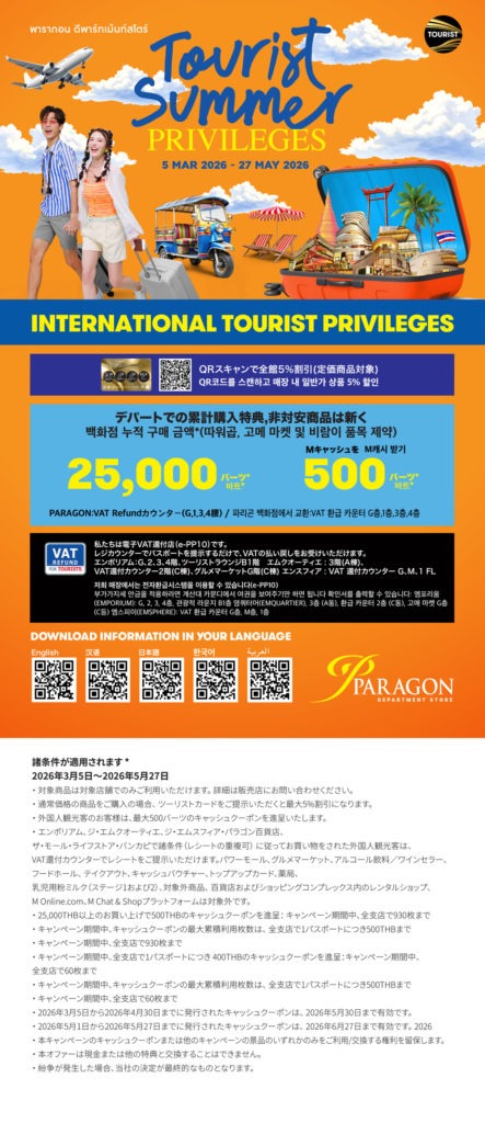 Tourist Summer Privileges 2026