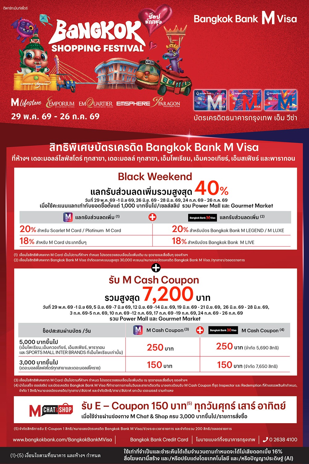 Bangkok Bank M Visa Bangkok Shopping Festival  2026